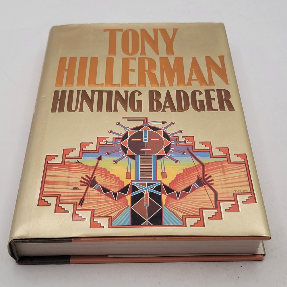 Tony Hillerman Hunting Badger Hardcover First Edition 1st Printing 1999 NM